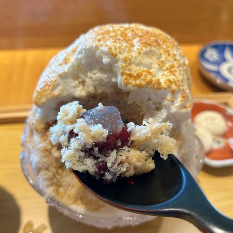 クリームあんみつのかき氷