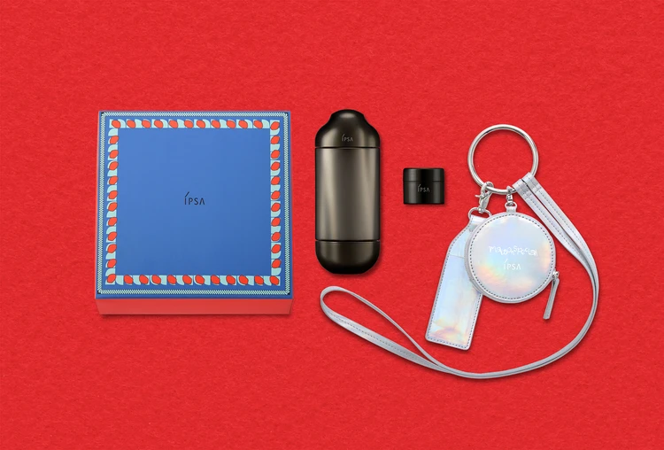 2025　クリスマスコフレ　ホリデー　限定品　イプサ　エッセンスローションキット ￥11550（2025年11月18日数量限定発売） セット内容：イプサ　エッセンスローション アルティメイト 150mL （現品）、イプサ　クリーム アルティメイトe［医薬部外品］ 9g（特製サイズ）、コスメマルチリング、ギフトBOX