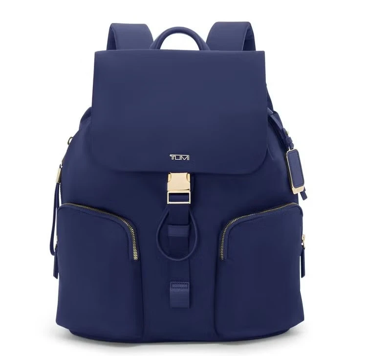 トゥミ　「ラムゼイ」バックパック　インディゴ／ライト ゴールド