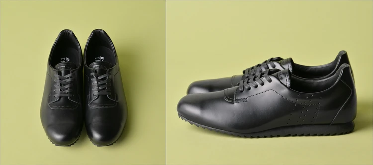 「パトリック」の「ヨークトン」は“革靴見え”するのにラクな履き心地【きれいめ服に似合う黒スニーカー】