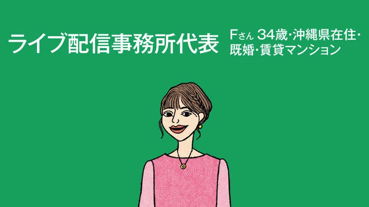 Fさん 34歳・沖縄県在住・ 既婚・賃貸マンション