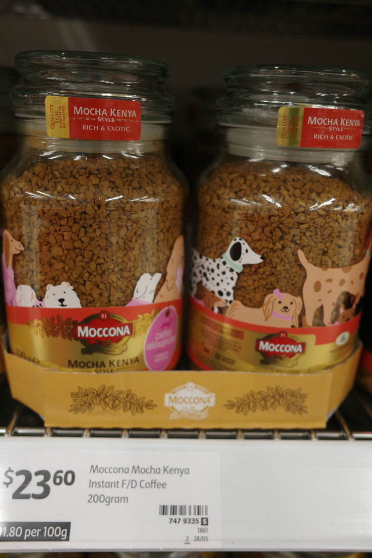 【メルボルン生活】Colesで見つけたMocconaの犬柄パッケージが可愛すぎた_1_1