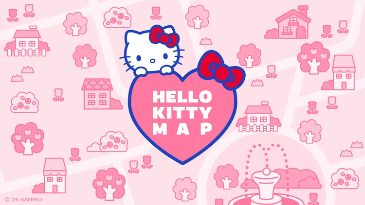 世界中から楽しめるデジタルキャンペーン「HELLO KITTY MAP」