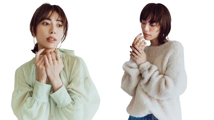 忙しい朝を救う「出しっぱなしアクセ」、甘めファッション派はコーデを引き締めるインパクト強めが正解！