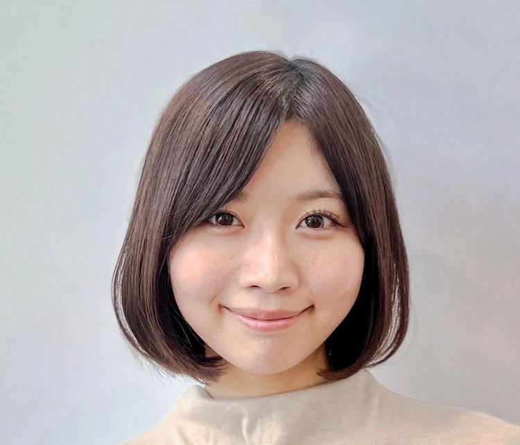 30代ー40代髪型・ボブの正面