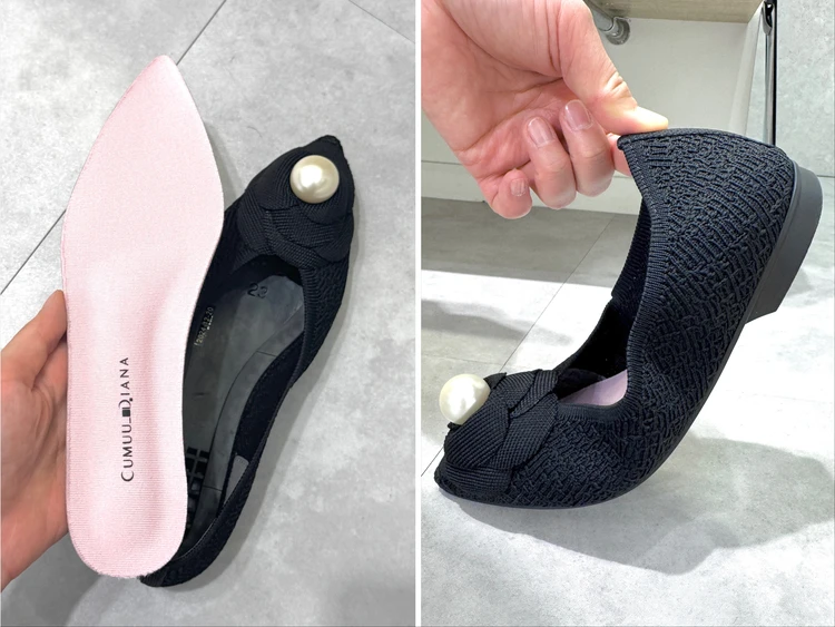 【雨の日コーデ】撥水機能もあるクムウ_ダイアナのニットシューズで快適に_4