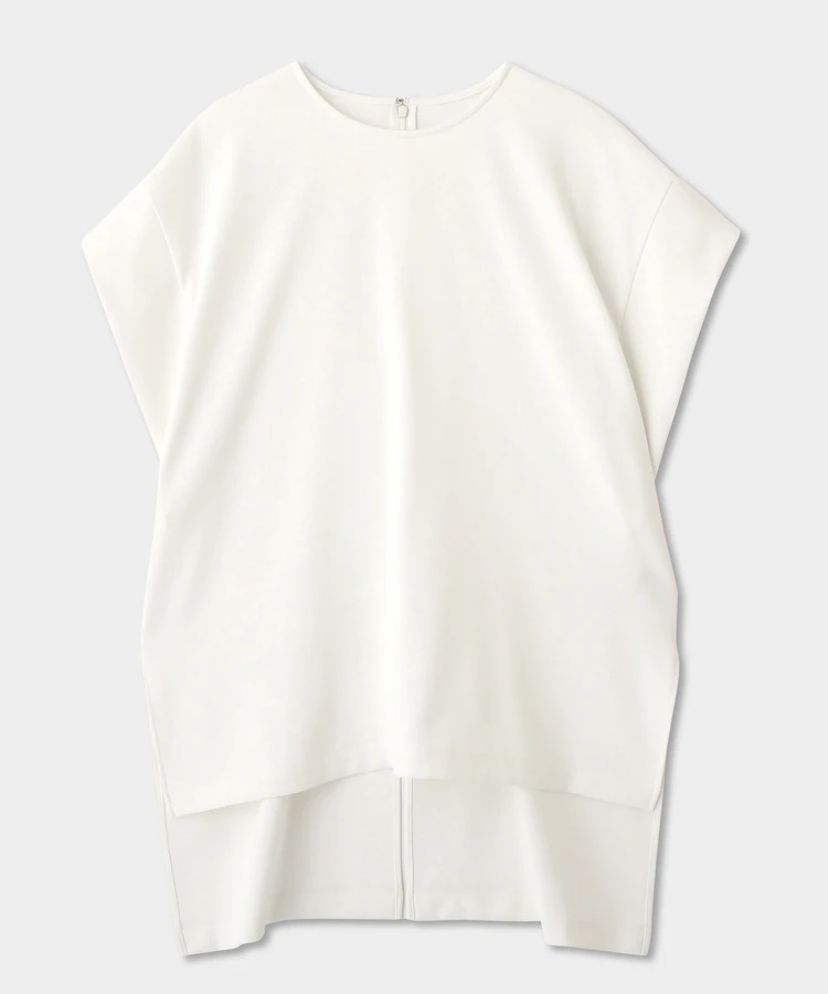 ル フィル 2WAYツイルブラウス ホワイト