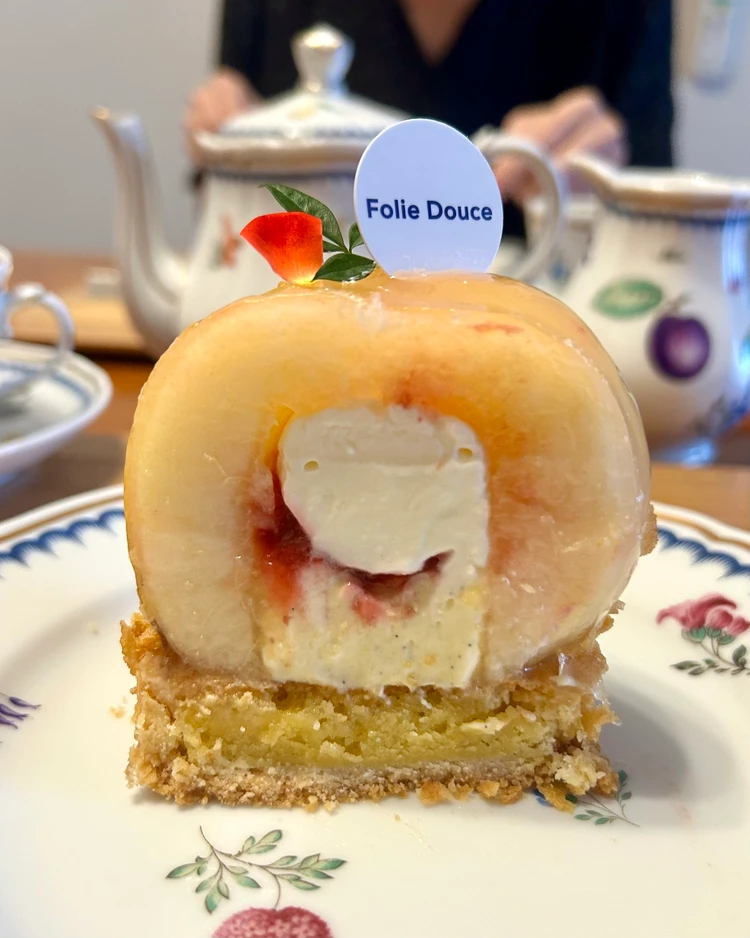 【広島｜patisserie Folie Douce】桃好きなら一度は食べたい♡まるごと桃のご褒美タルト✨_2_2