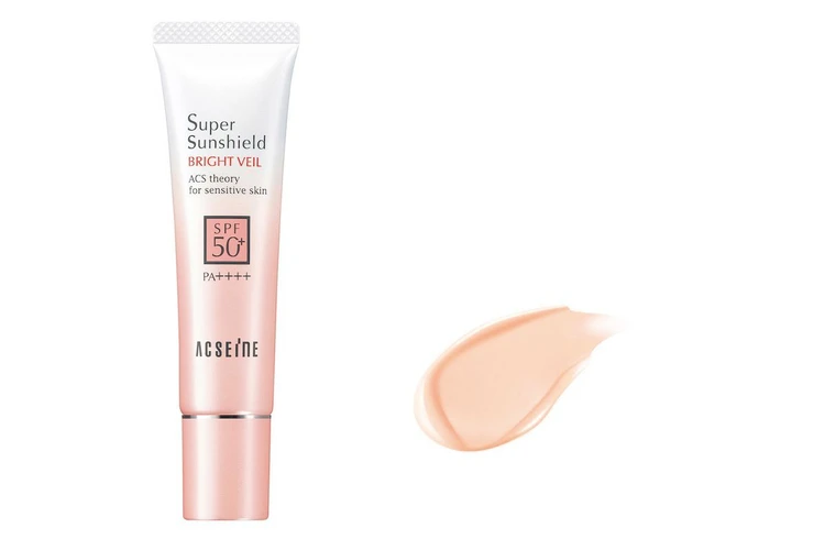 アクセーヌ　スーパーサンシールド ブライトヴェール 01 ピンクベージュ