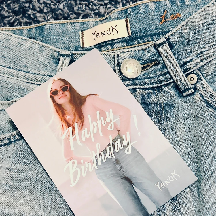 YANUK Trick Denim ボーイズストレート LEA