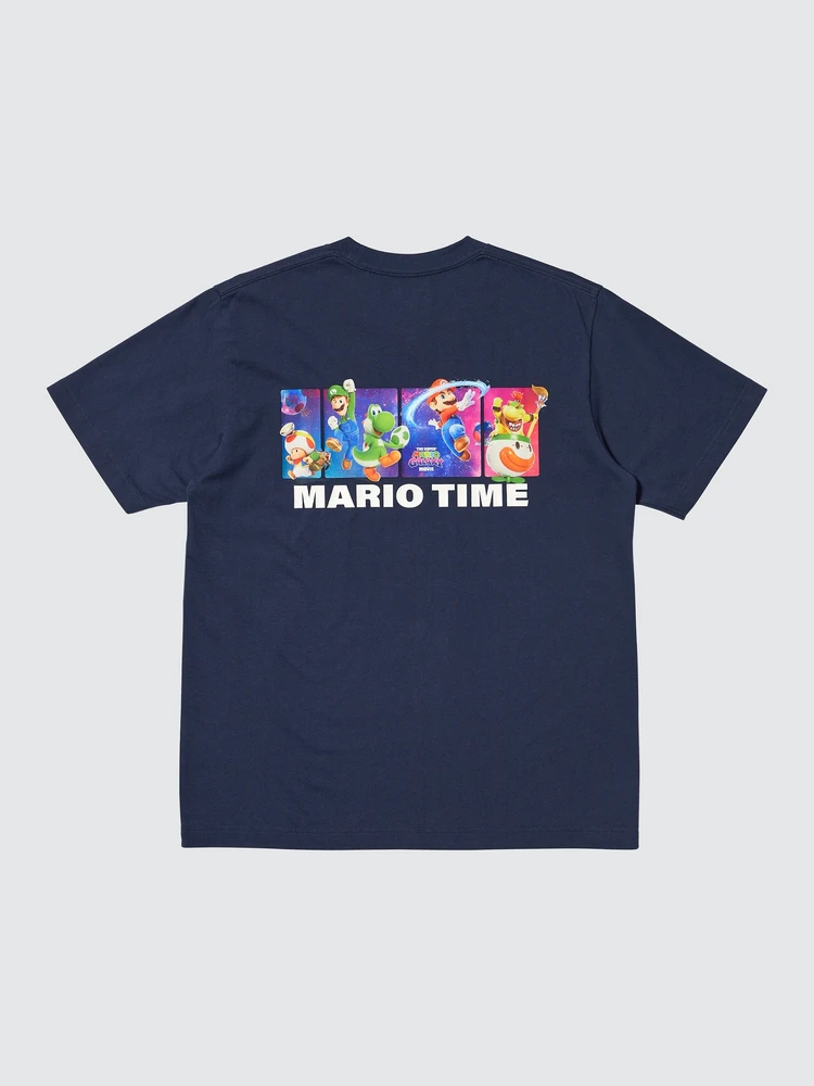 ユニクロ　ザ・スーパーマリオギャラクシー・ムービーUT　黒