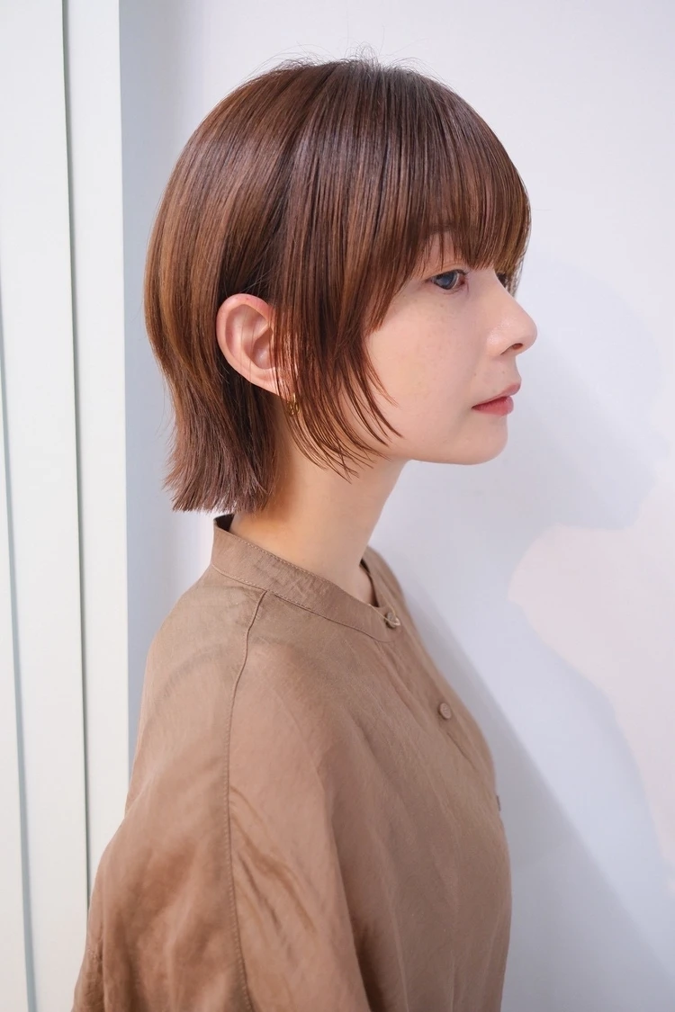 30代 髪型 ボブのサイド