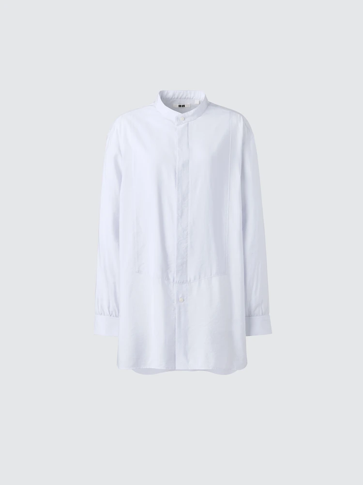  ユニクロ ユー　スタンドカラーシャツ￥3990