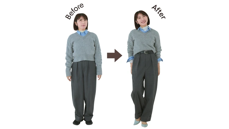 「レイヤード」って着ぶくれしない？ 重ね着してもスタイルアップするコツをスタイリストが伝授！