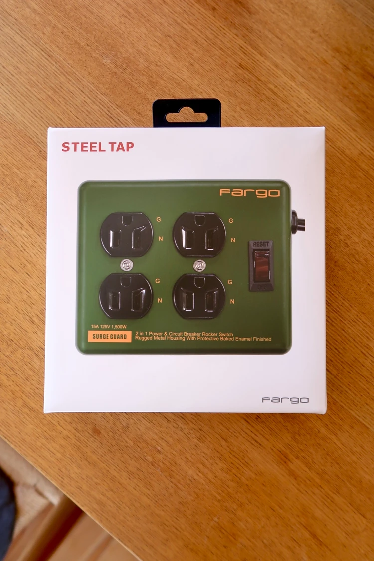Fargo(ファーゴ)のsteel tap(スチールタップ)のパッケージ