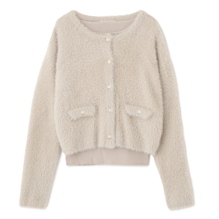 ナチュラルビューティーベーシック　【ちょうど、いい服】'“ふわ＆リブ”アンサンブルニット　￥12991