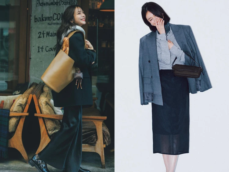 【2026年春】春でも履きたい「黒スカートコーデ」24選。　トップスを映えさせる”ブラックスカート”が大人女子の味方。