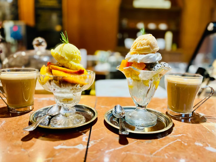 【美容家 神崎恵さんのお気に入り♡】今韓国でホットな街カロスキルで食べる絶品パフェ『L’inconnu』#スイーツ部_3