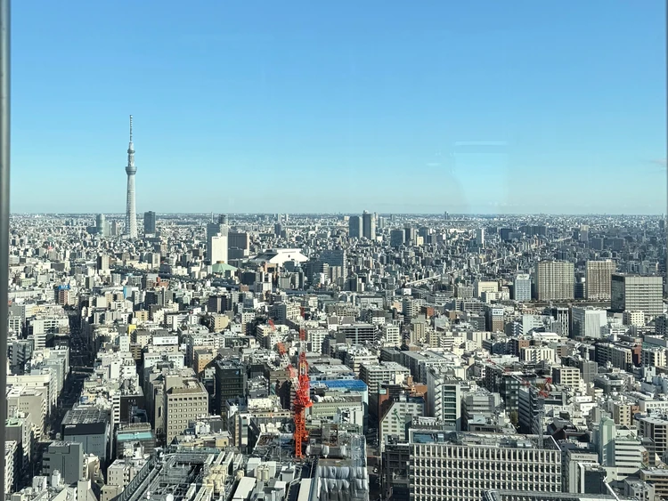 マンダリンオリエンタル東京 センス 店内からの眺望｜37階の広東料理レストラン