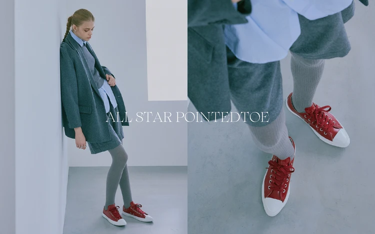 【CONVERSE（コンバース）】「ALL STAR POINTEDTOE」シリーズからパテントレザーやギリーシューズをモチーフにした新作が登場！