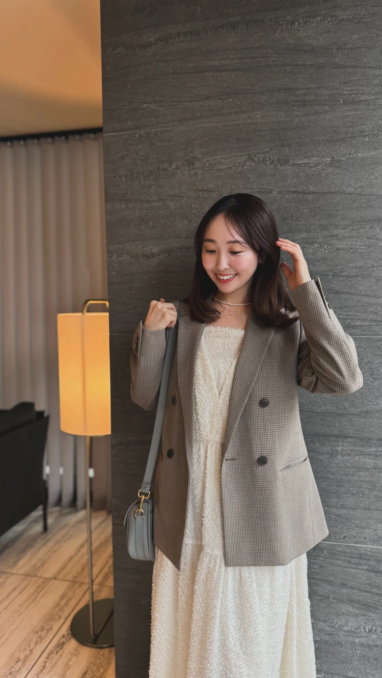 ユニクロ ダブルジャケット コーデ