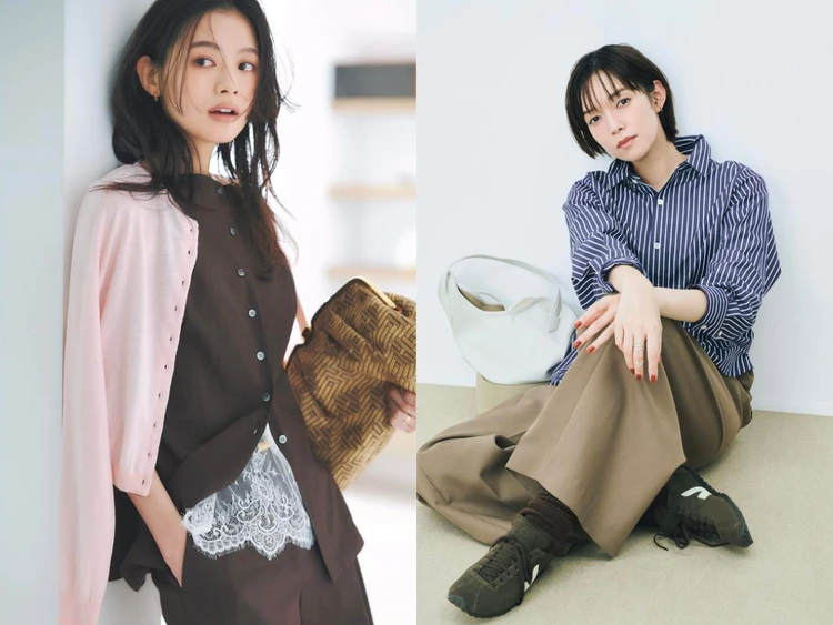 【2026年】大人女子「ブラウンパンツ コーデ」19選。旬なブラウンカラーはパンツに取り入れて。休日、通勤シーン別に着こなしまとめ。
