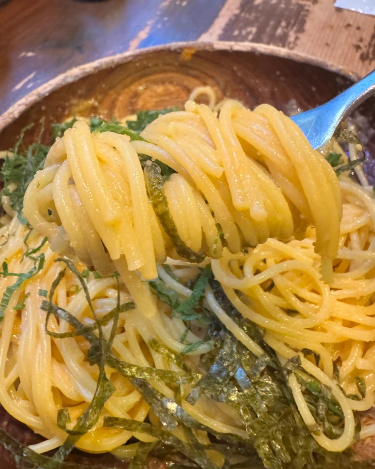 【ハシヤ系名店①】新宿三丁目「Nokishita（ノキシタ）」でたらこスパゲッティを食す！_6