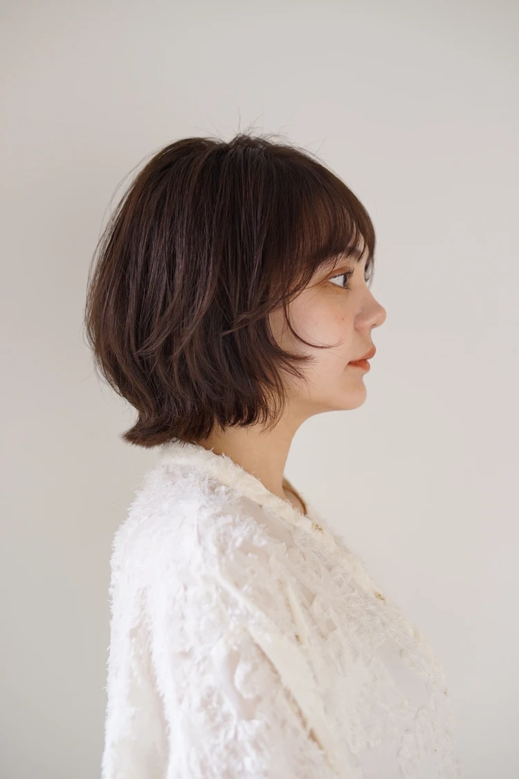 30代髪型・ボブのサイド