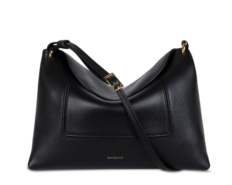 ワンドラー　ペネロペ スラウチバッグ　BLACK CRUST