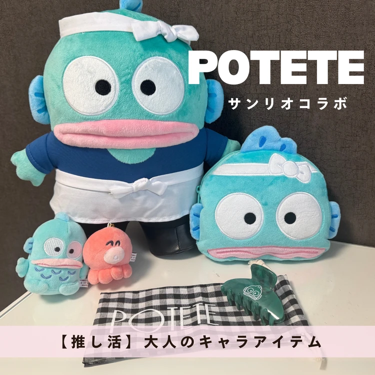 【大人のキャラアイテム】POTETE サンリオコラボ