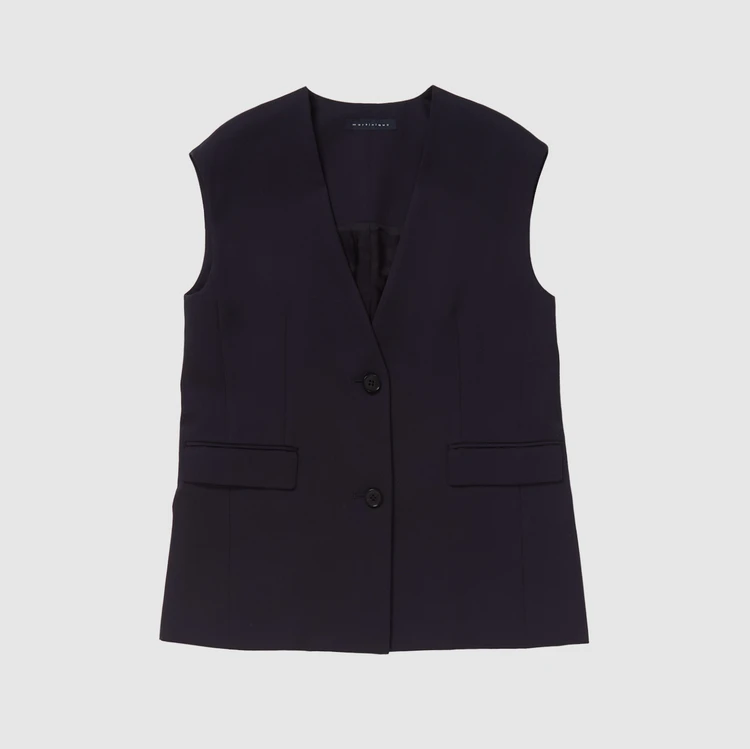 マルティニーク　Vネックジレ　￥39600