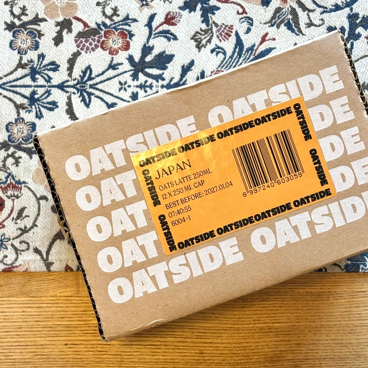 OATSIDEの箱パッケージ