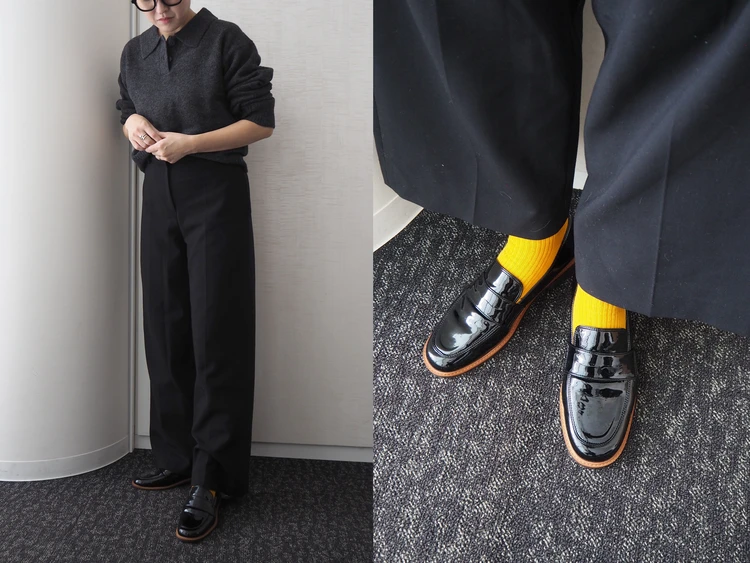 1万円台【ワシントン靴店(WASHINGTON)】新作の「晴雨兼用 コインローファー」をライターが試着レビュー!レインシューズ感ゼロで、1年中履ける!#BAILA読む試着室