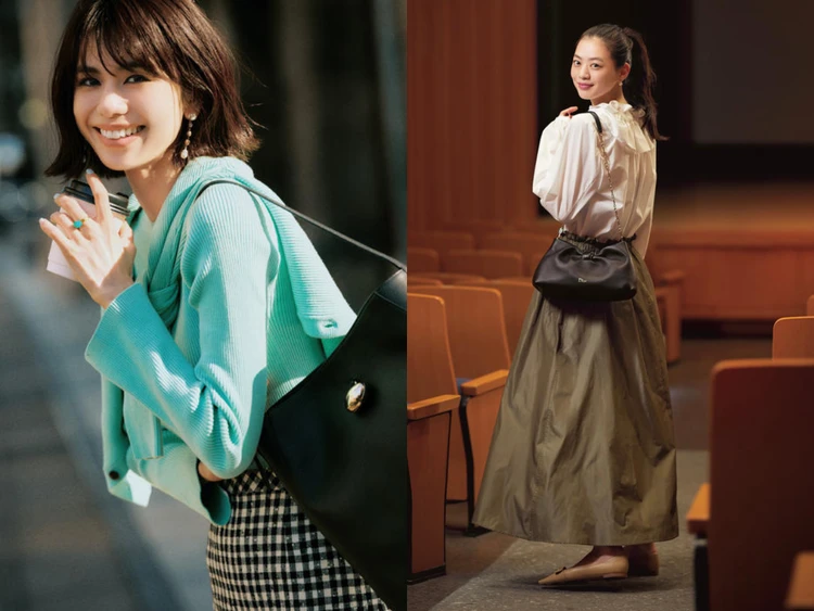 【2026年】アクティブ派 大人女子「ショルダーバッグコーデ」13選。オフィスカジュアルや休日、旅行まで使い勝手抜群のショルダーの着こなし。