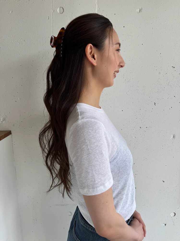 30代 髪型・ロングのサイド