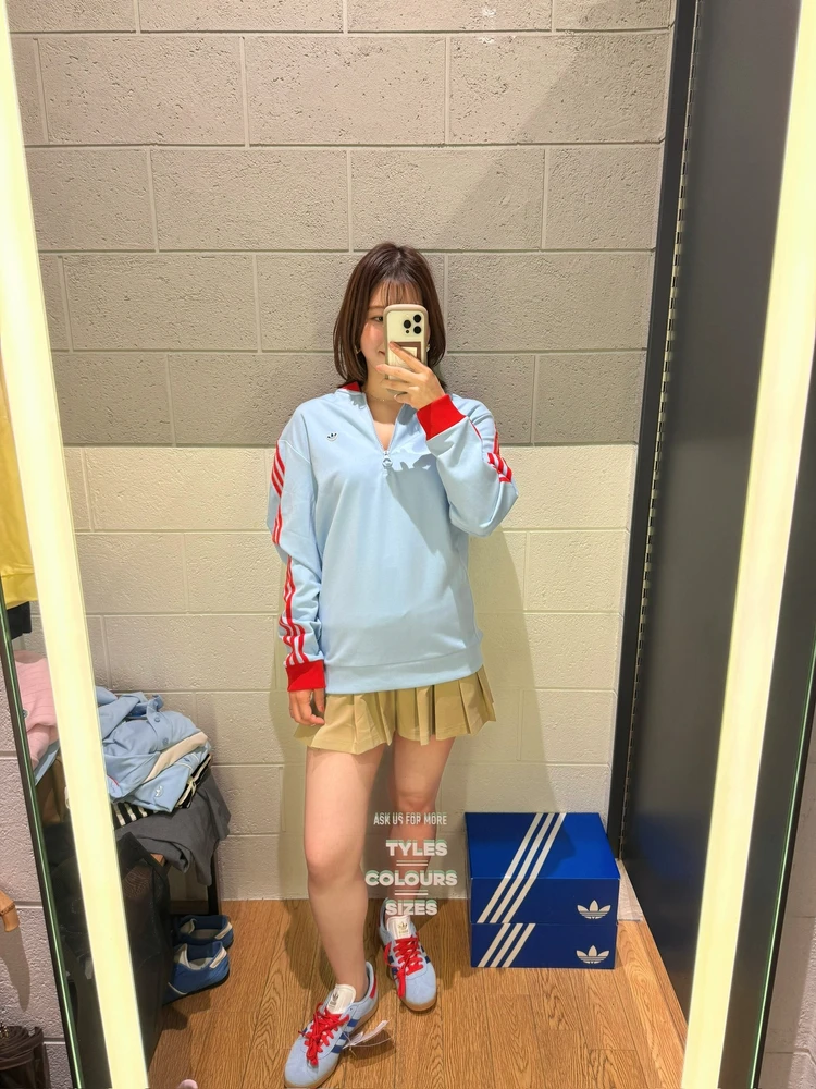ゴルフ　ゴルフ女子　アディダス　アディダスゴルフゴルフ　ゴルフウェア　ウィメンズウェア　ゴルフコーデ　大人のゴルフコーデ　春のゴルフコーデ　スポーツコーデ　スポーツウェア　ゴルフ初心者　脚太い女子が選ぶゴルフウェア　30代女子ゴルフゴルフウェア　アディダスゴルフ新作　アディダスゴルフウェアレディース　カラフルゴルフコーデ　ラウンドコーデ　イエローパーカー　アディダスジャージ新作　スポーツミックスコーデ　ガゼル新作　ガゼル女子　アディダスガゼルコーデ　アディダスゴルフパーカー　アディダスゴルフ新作パーカー　アディダスゴルフパーカーコーデ　水色界隈コーデ　水色×レッドコーデ