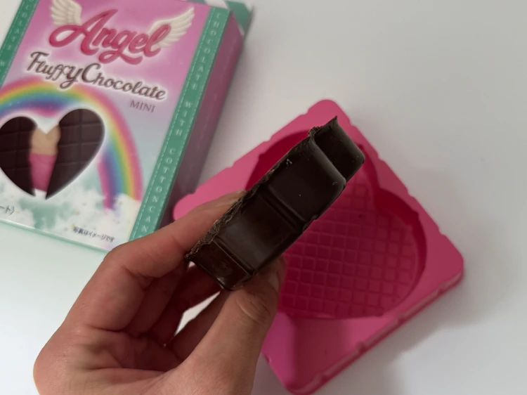 チョコの横の断面図