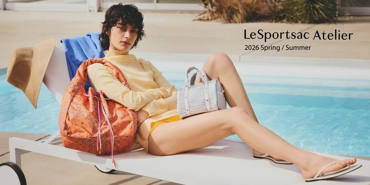 【LeSportsac Atelier（レスポートサック アトリエ）】最新作登場！ 夏のお出かけの相棒に最適