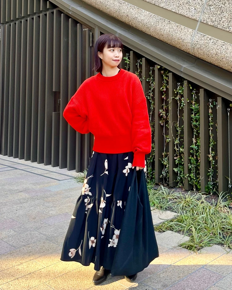 きれいめカジュアル派の冬のスカートコーデ5選【161cm/骨格ウェーブ】_6