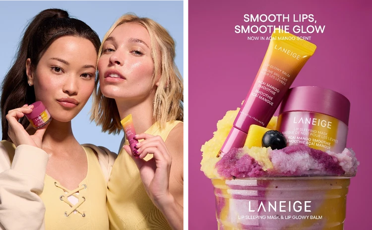 【LANEIGE（ラネージュ）】人気リップケアシリーズから、アサイー×マンゴーの限定フレーバー「アサイーマンゴースムージー」が登場