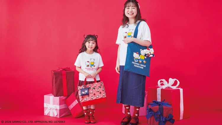 【familiar(ファミリア)】ハローキティと初のコラボレーションが実現!