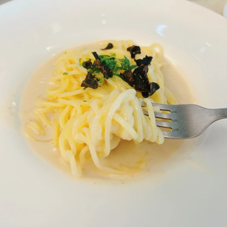 【渋谷でちょっとリッチな高コスパランチ】黒トリュフとウニの絶品クリームパスタ♡#グルメ部_10_1