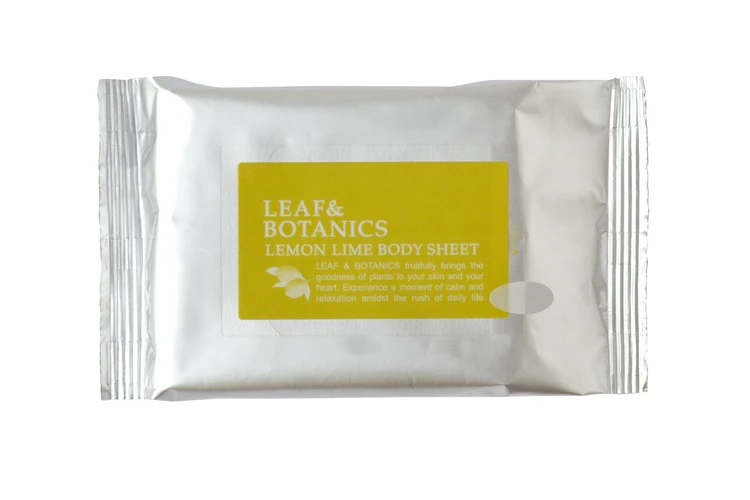 リーフ＆ボタニクス 【春夏限定】 ボディシート レモンライム