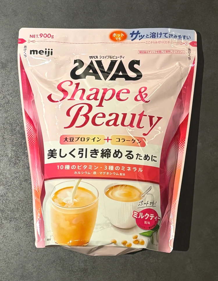 ザバス シェイプ&ビューティミルクティー味