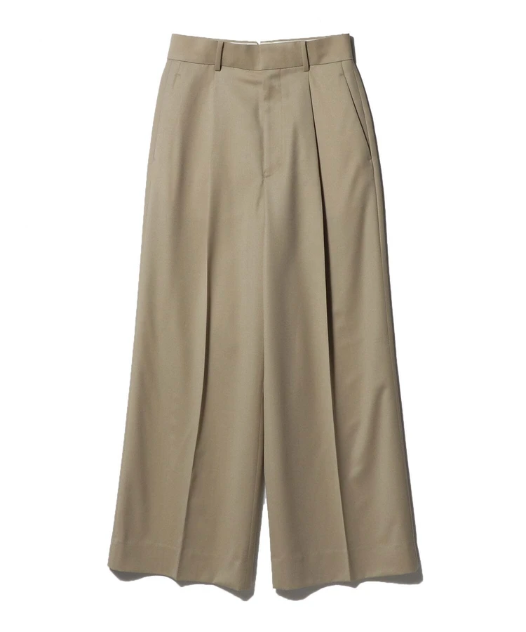 エストネーション ドスキン ワンタックパンツ ¥37400