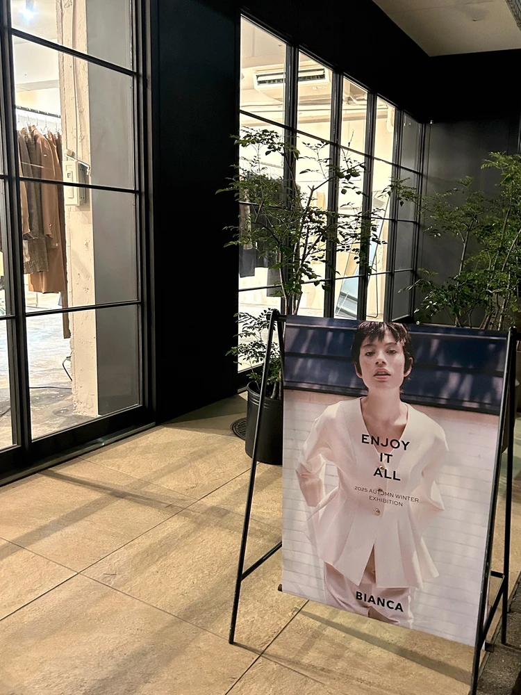 BIANCA(ビアンカ)2025秋冬展示会 会場の外観