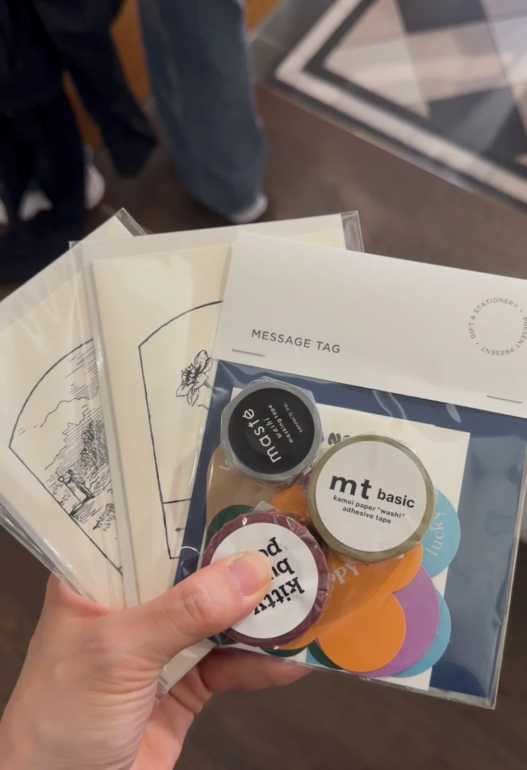 ソンス 購入品 メッセージカード マステ 韓国雑貨