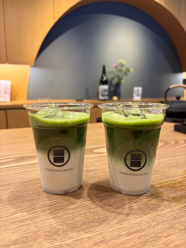 2杯目に用意してもらったアイス抹茶ラテ