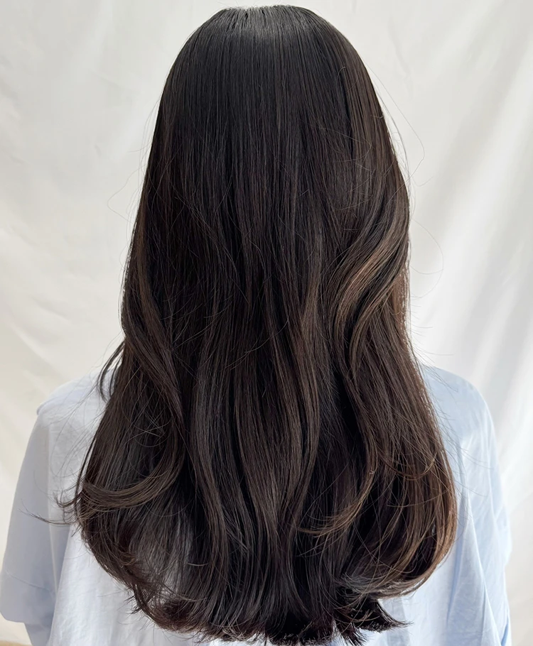 抜け感ロング　バック