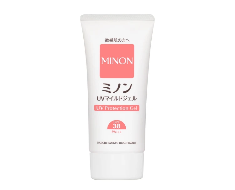 BAILA　バイラ　プレゼント　ミノンUVマイルドジェル ［医薬部外品］ SPF38 PA+++ 70g ￥1870（編集部調べ）／第一三共ヘルスケア